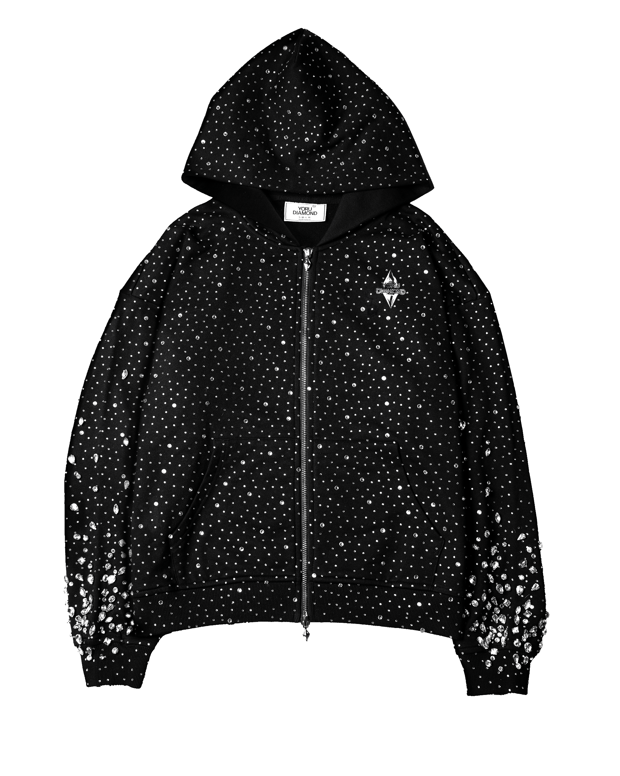 ZIP CRYSTAL BLACK YORU DIAMOND